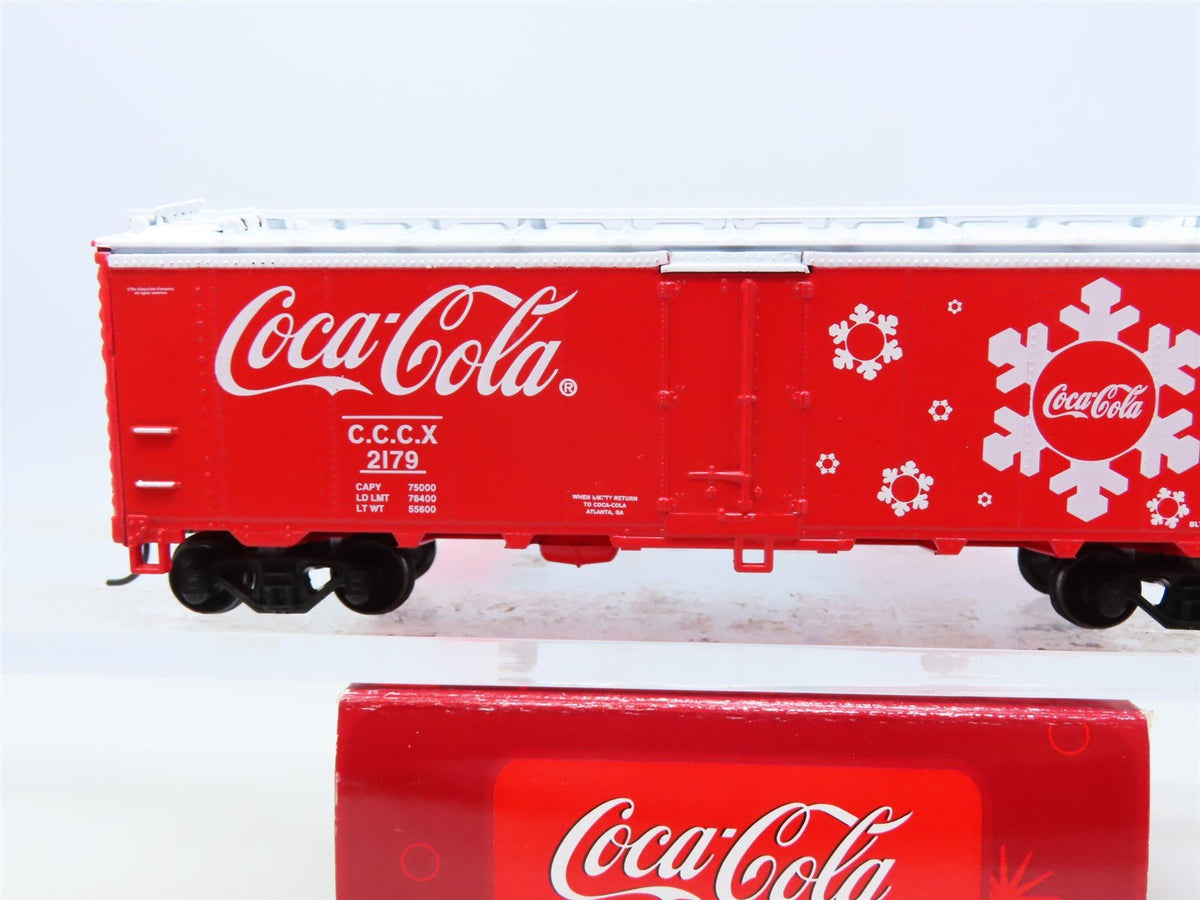 HO Scale Athearn #8326 CCCX Coca-Cola 40&#39; Steel Reefer #2179