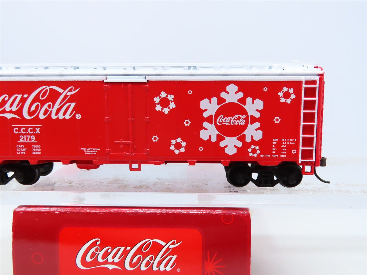 HO Scale Athearn #8326 CCCX Coca-Cola 40&#39; Steel Reefer #2179