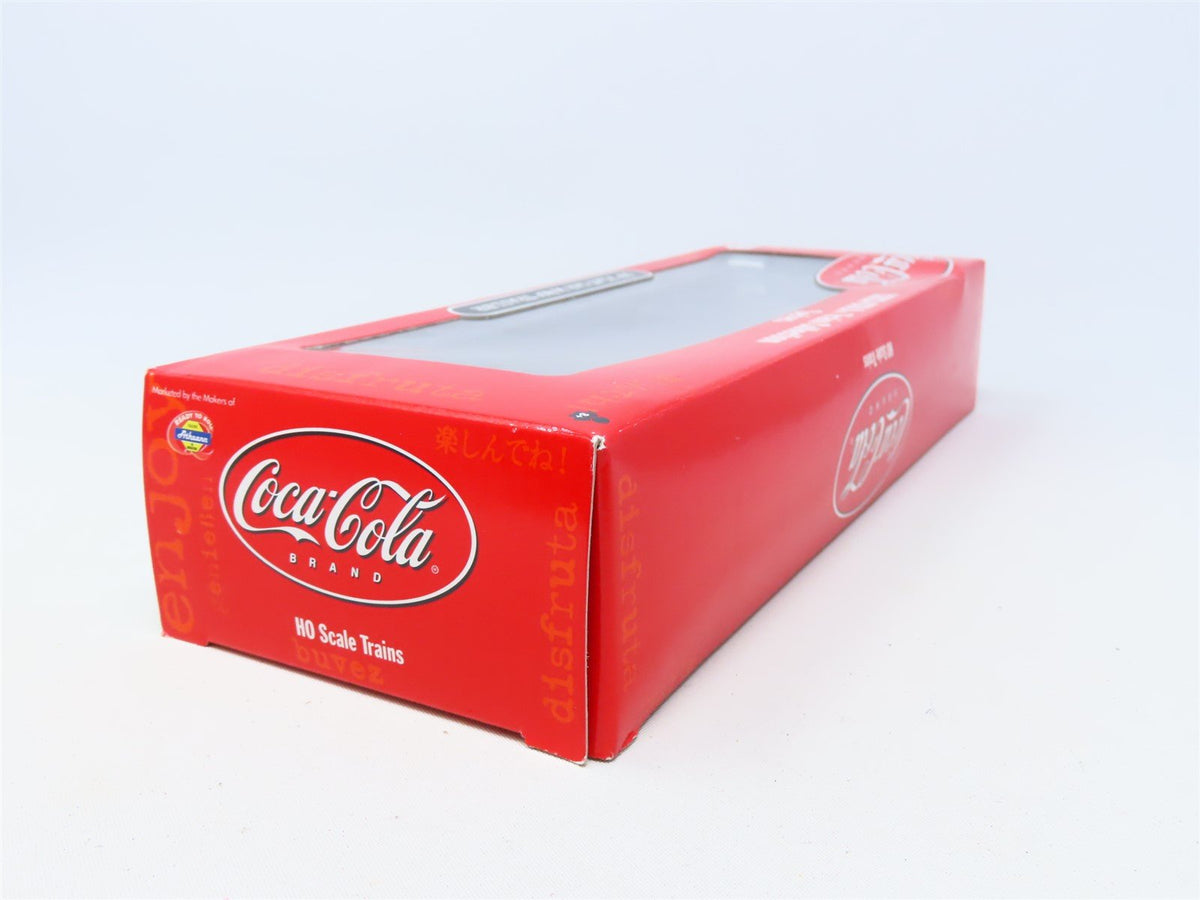 HO Athearn #8301 CCCX Coca-Cola &quot;Enjoy Coke&quot; 50&#39; Flat Car w/ 40&#39; Trailer #839