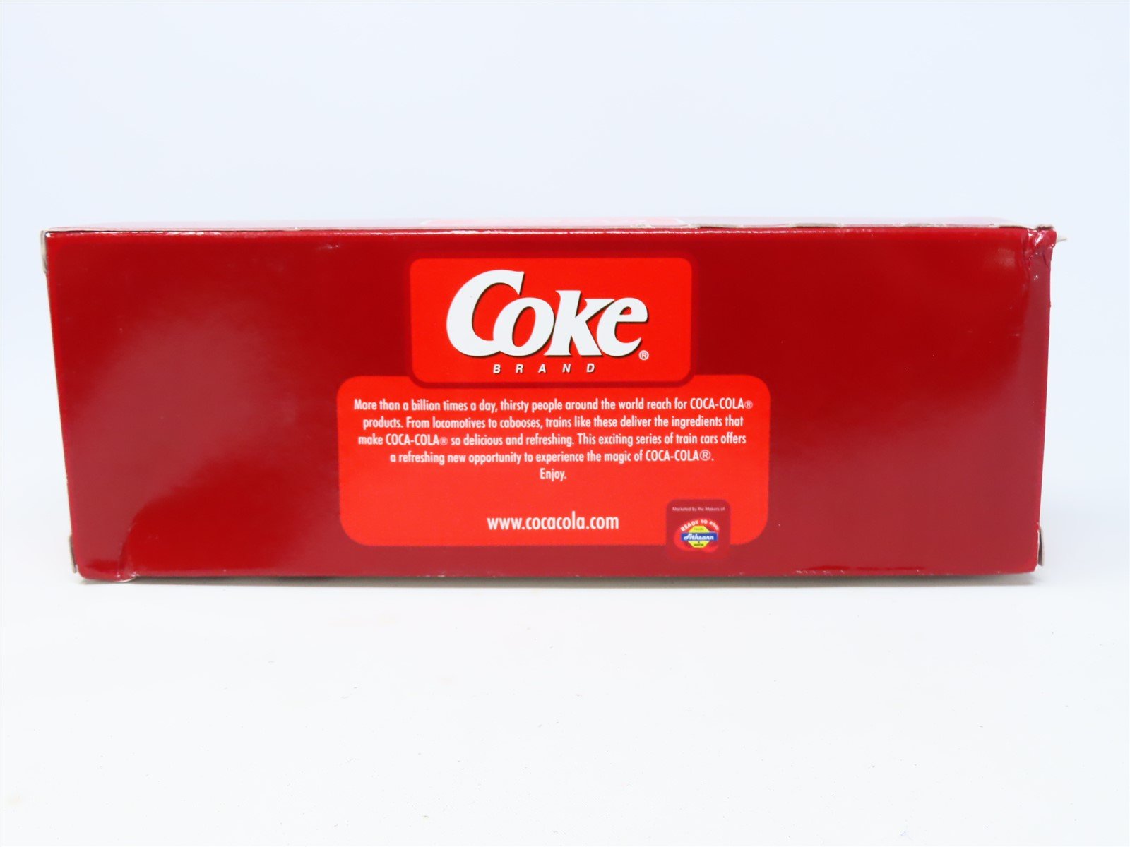 HO Scale Athearn #8303 CCCX Coca-Cola 50' Flat Car w/ 45' Trailer #808