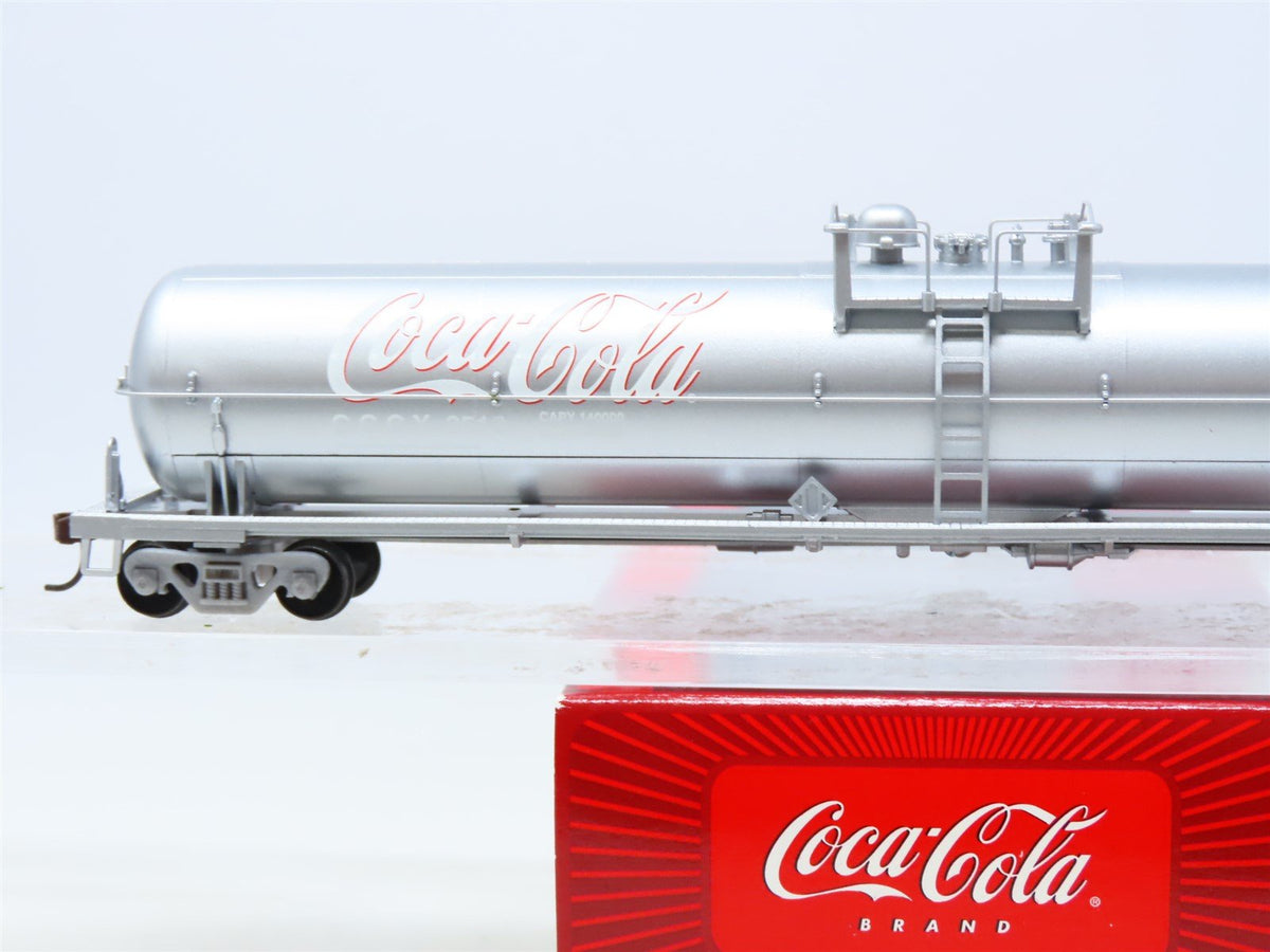 HO Scale Athearn #8341 CCCX Coca-Cola 62&#39; Tank Car #2512