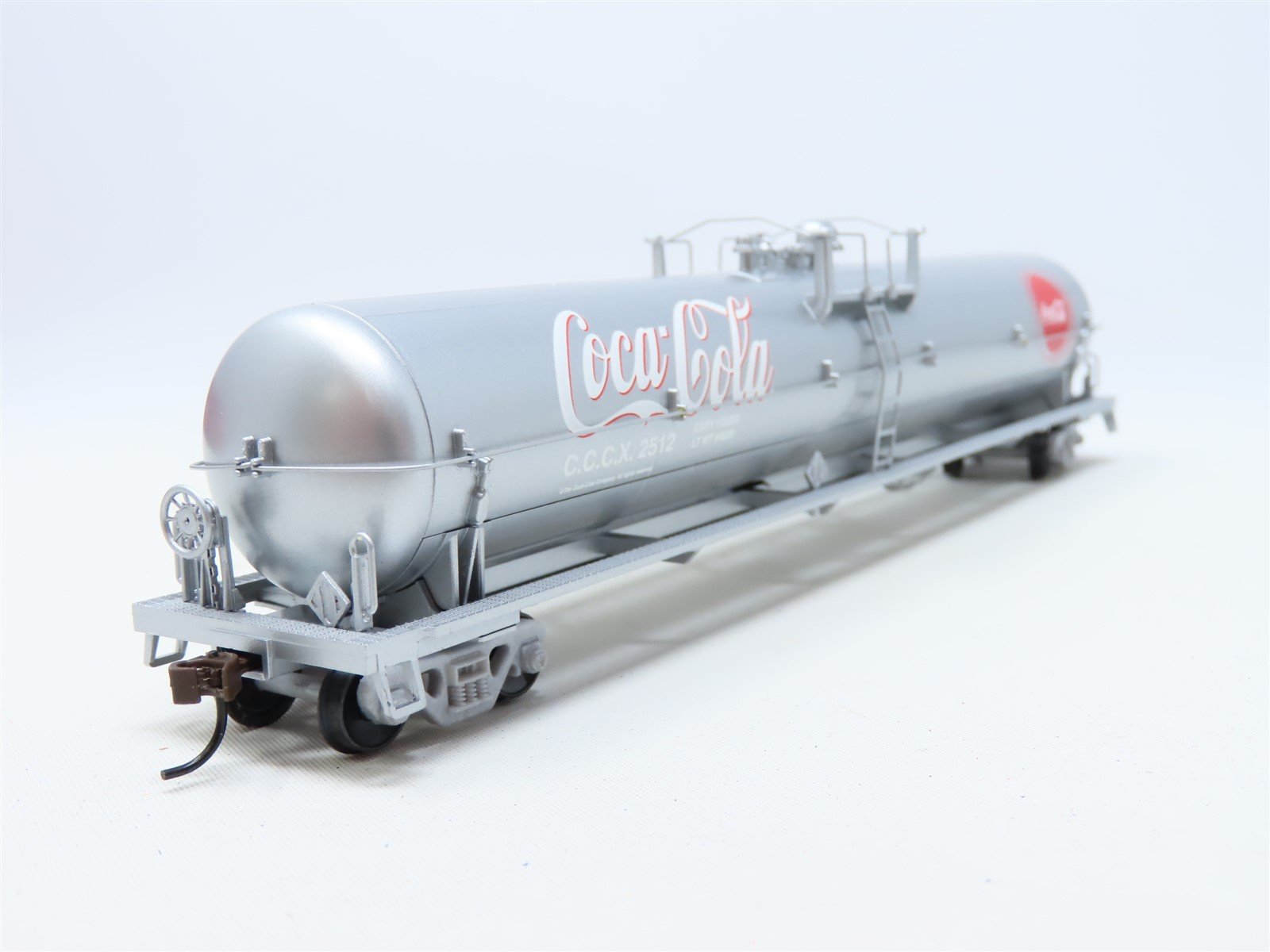 Cccx Train HO Scale Athearn #8341 CCCX Coca-Cola 62' Tank Car #2512 - Model Train ...