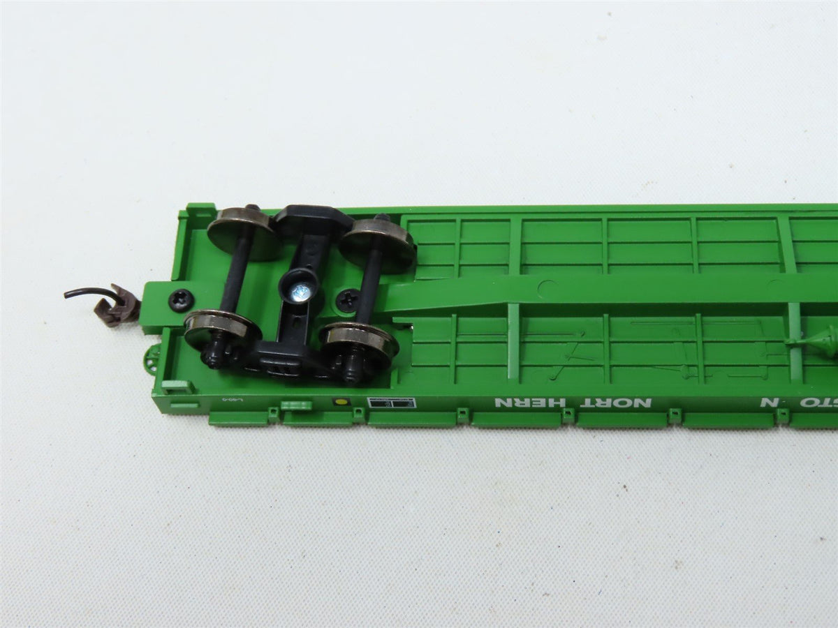 HO Scale Athearn #92674 BN Burlington Northern 60&#39; Flat Car #630828