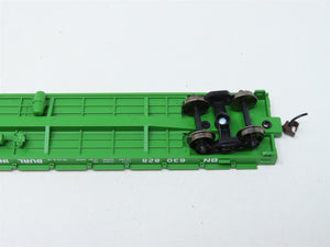 HO Scale Athearn #92674 BN Burlington Northern 60' Flat Car #630828