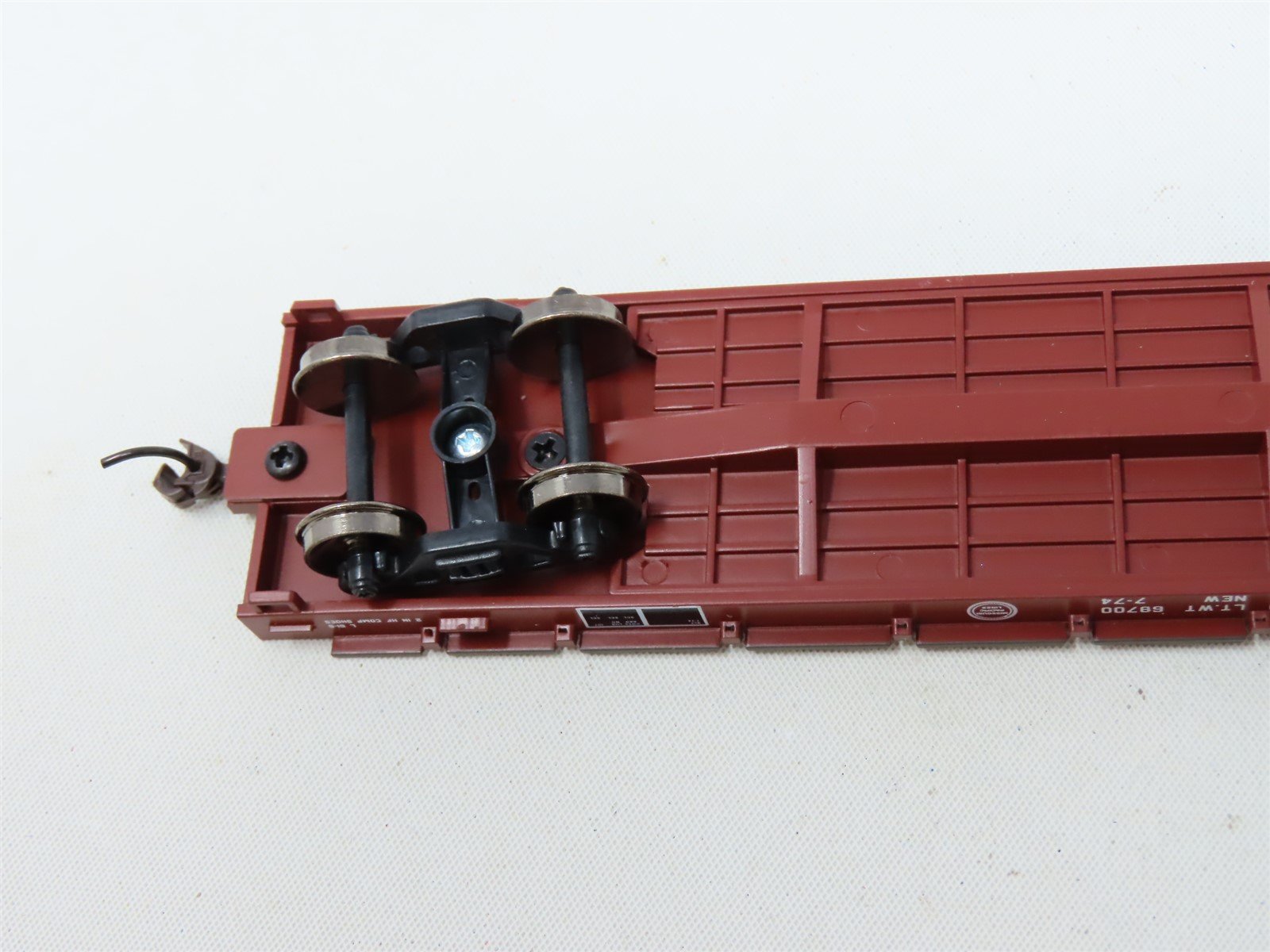 HO Scale Athearn #92680 MP Missouri Pacific 60' Flat Car #819807