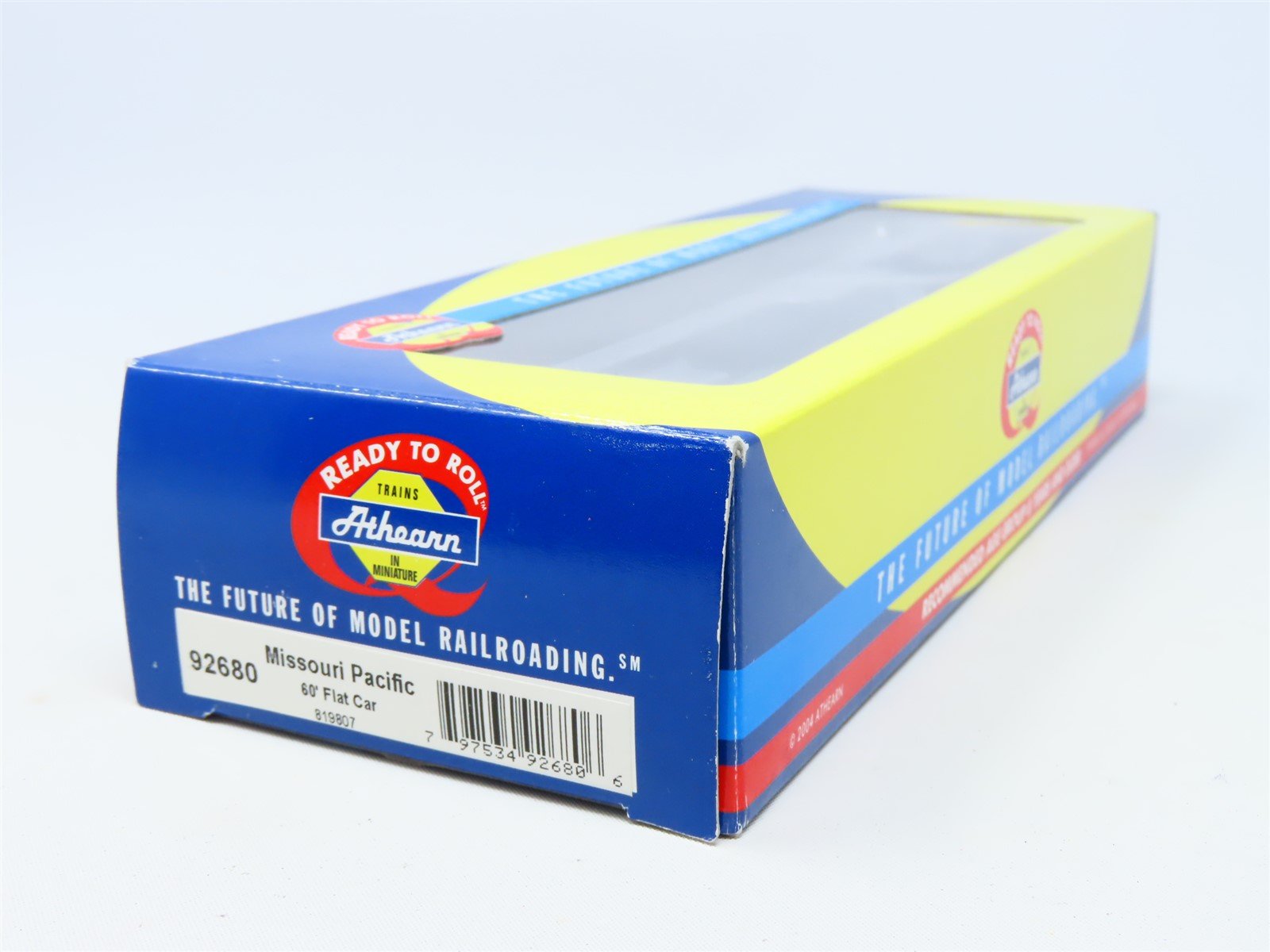 HO Scale Athearn #92680 MP Missouri Pacific 60' Flat Car #819807