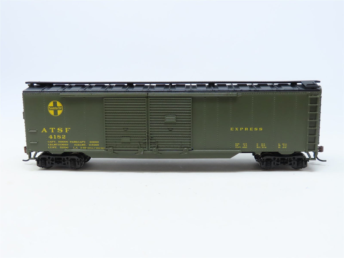 HO Scale Athearn #92401 ATSF Santa Fe 50&#39; Double Door Express Box Car #4182