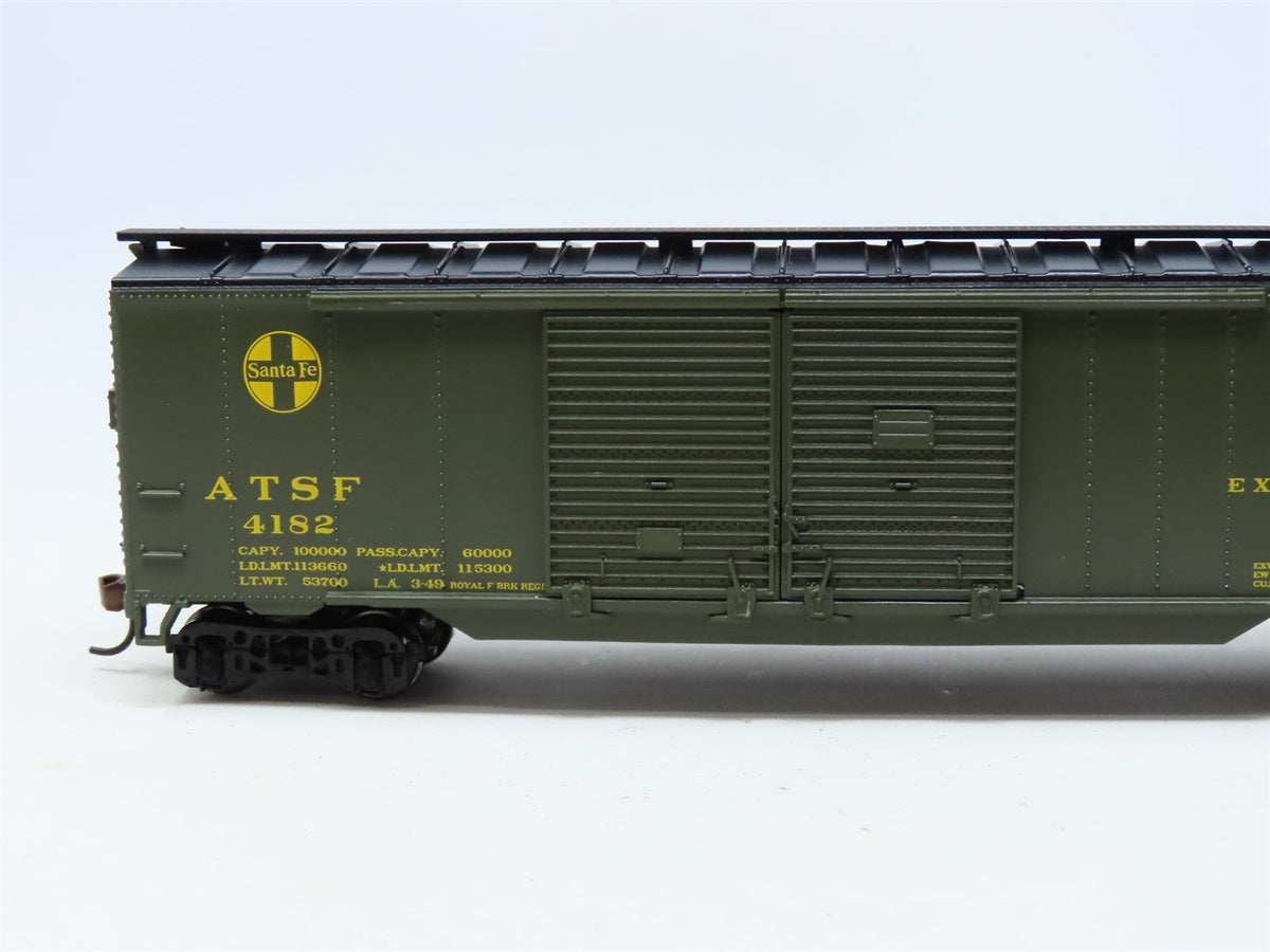 HO Scale Athearn #92401 ATSF Santa Fe 50&#39; Double Door Express Box Car #4182