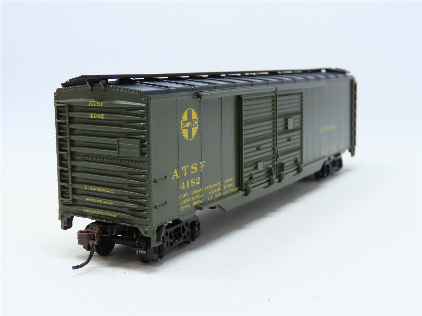 Atsf Boxcar HO Scale Athearn #92401 ATSF Santa Fe 50' Double Door Express Box Car ...