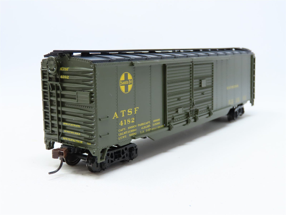 HO Scale Athearn #92401 ATSF Santa Fe 50&#39; Double Door Express Box Car #4182