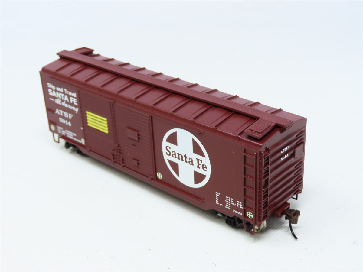 HO Scale Athearn #70161 ATSF Santa Fe &quot;All The Way&quot; 40&#39; Double Door Box Car 5914