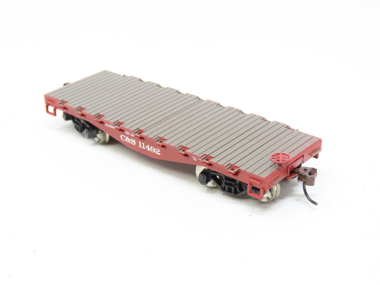 HO Scale Roundhouse #84246 C&S Colorado & Southern 30' Flat Car #11492