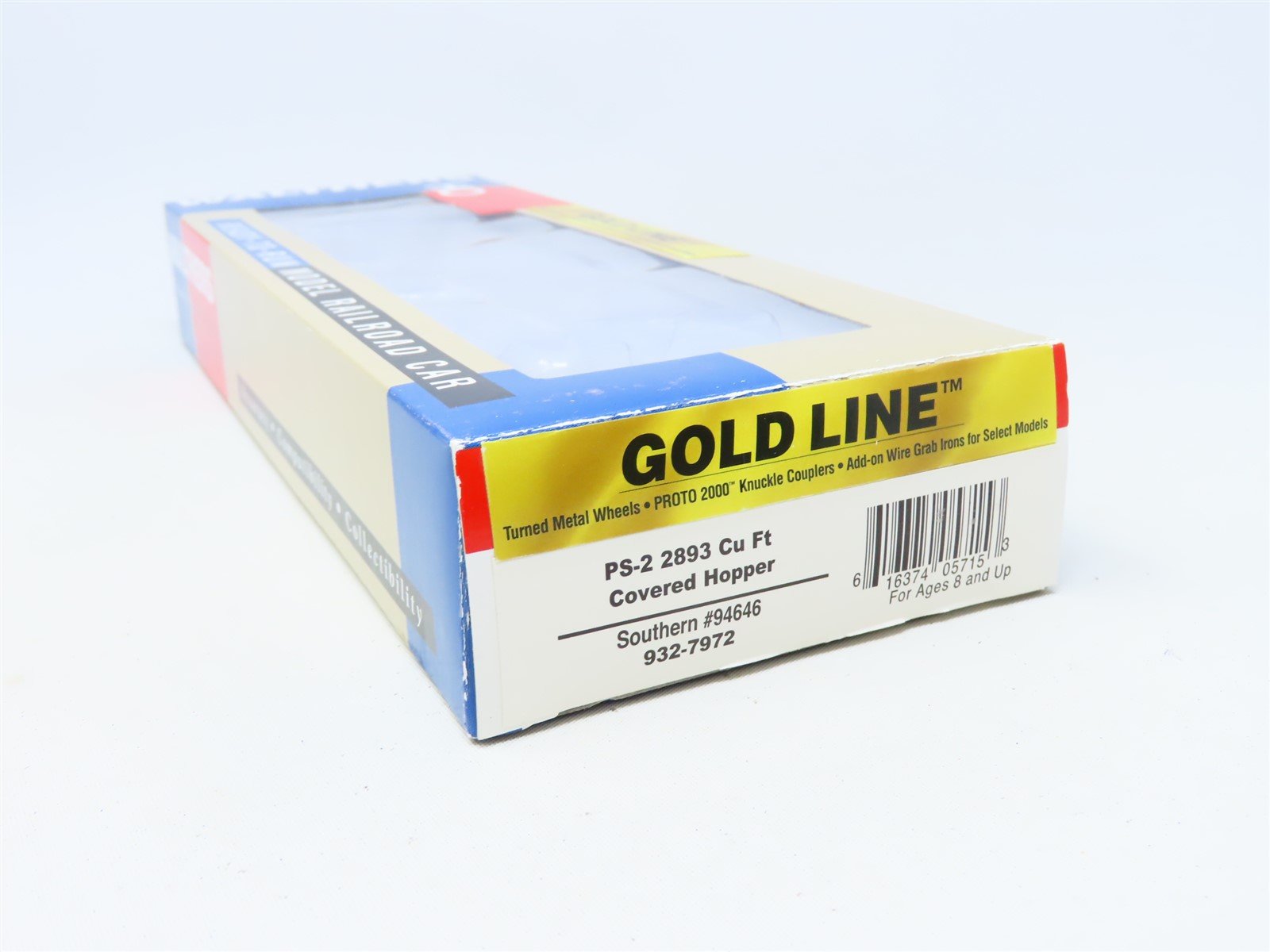 HO Walthers Gold Line #932-7972 SOU Southern Railway 3-Bay Covered Hopper #94646