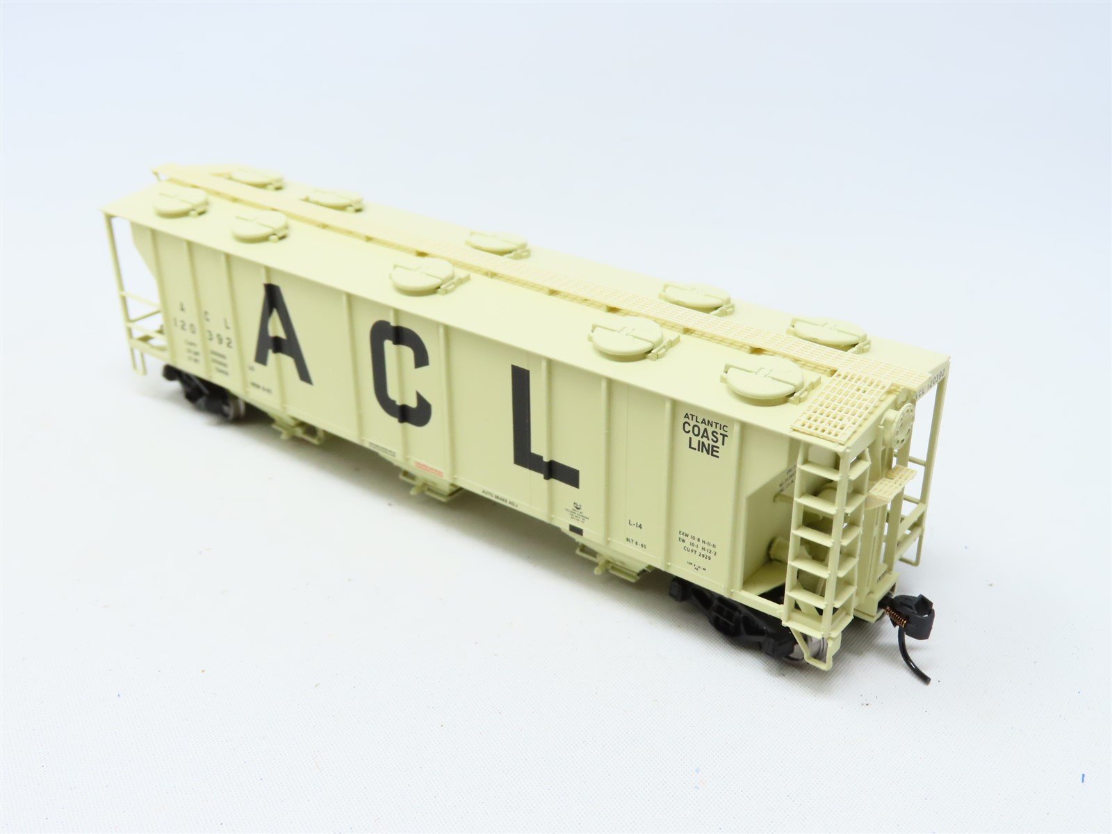 HO Walthers Gold Line #932-7987 ACL Atlantic Coast Line 3-Bay Hopper #120392