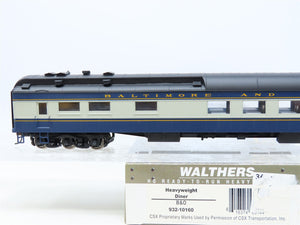 HO Scale Walthers #932-10160 B&O Baltimore & Ohio Heavyweight Diner Passenger