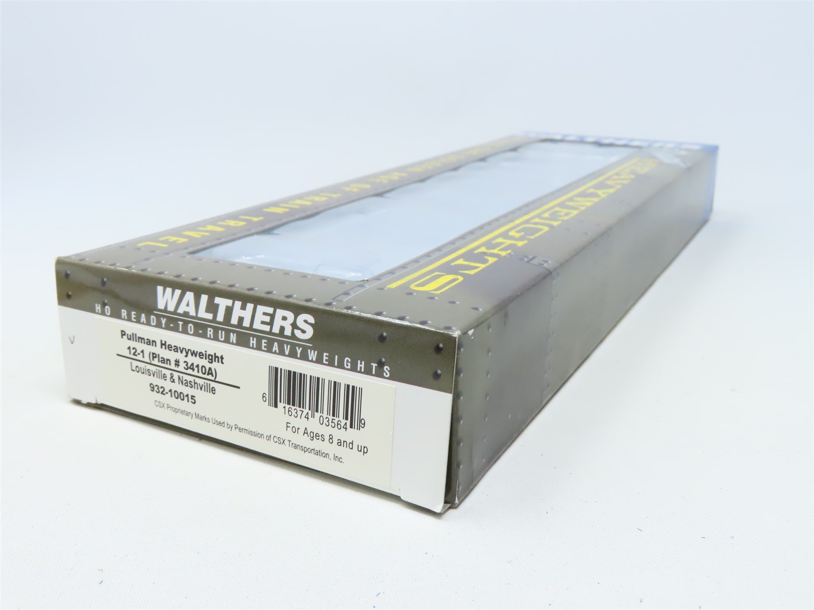 HO Walthers #932-10015 L&N Louisville & Nashville Pullman Heavyweight Passenger