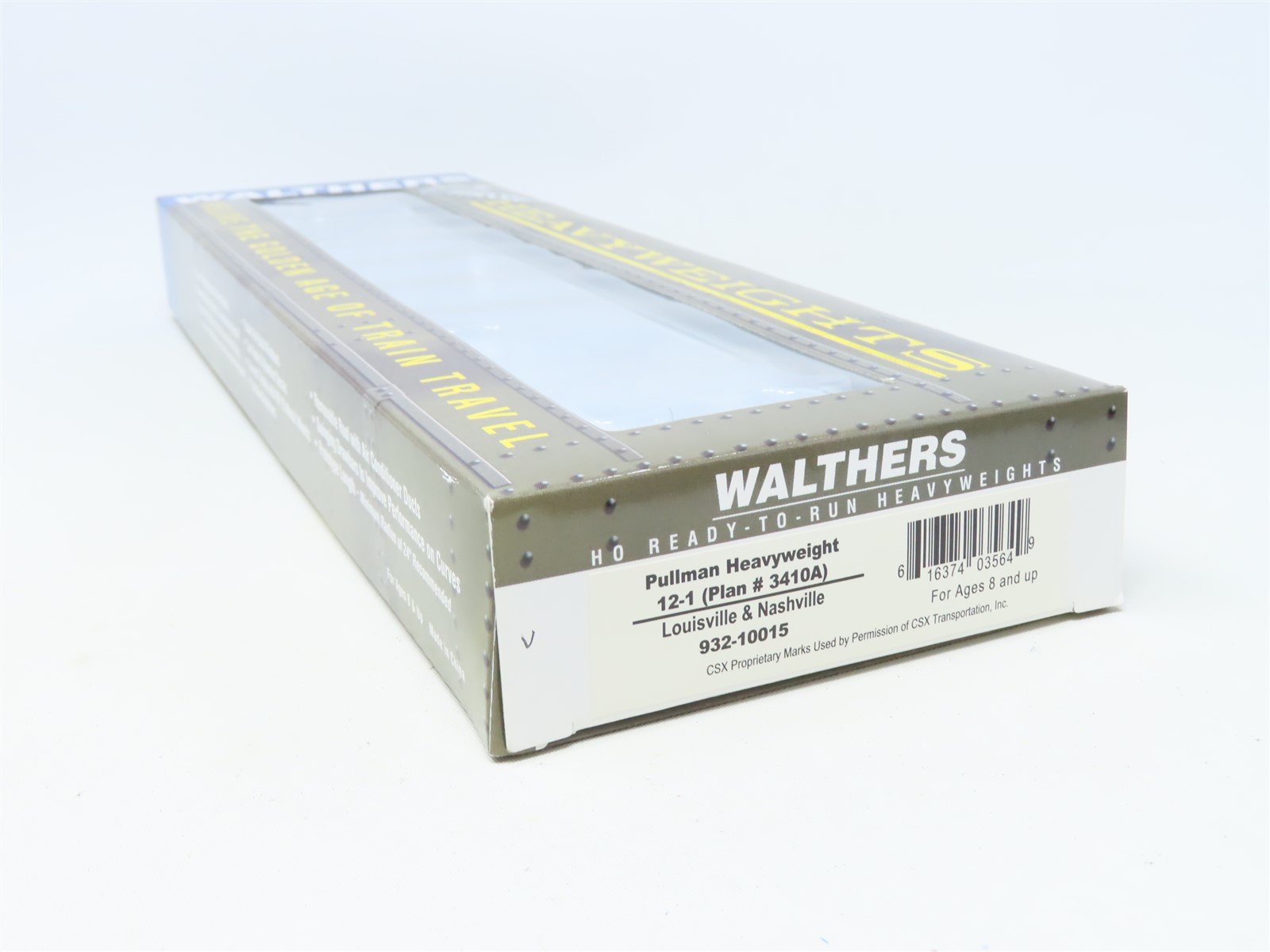 HO Walthers #932-10015 L&N Louisville & Nashville Pullman Heavyweight Passenger