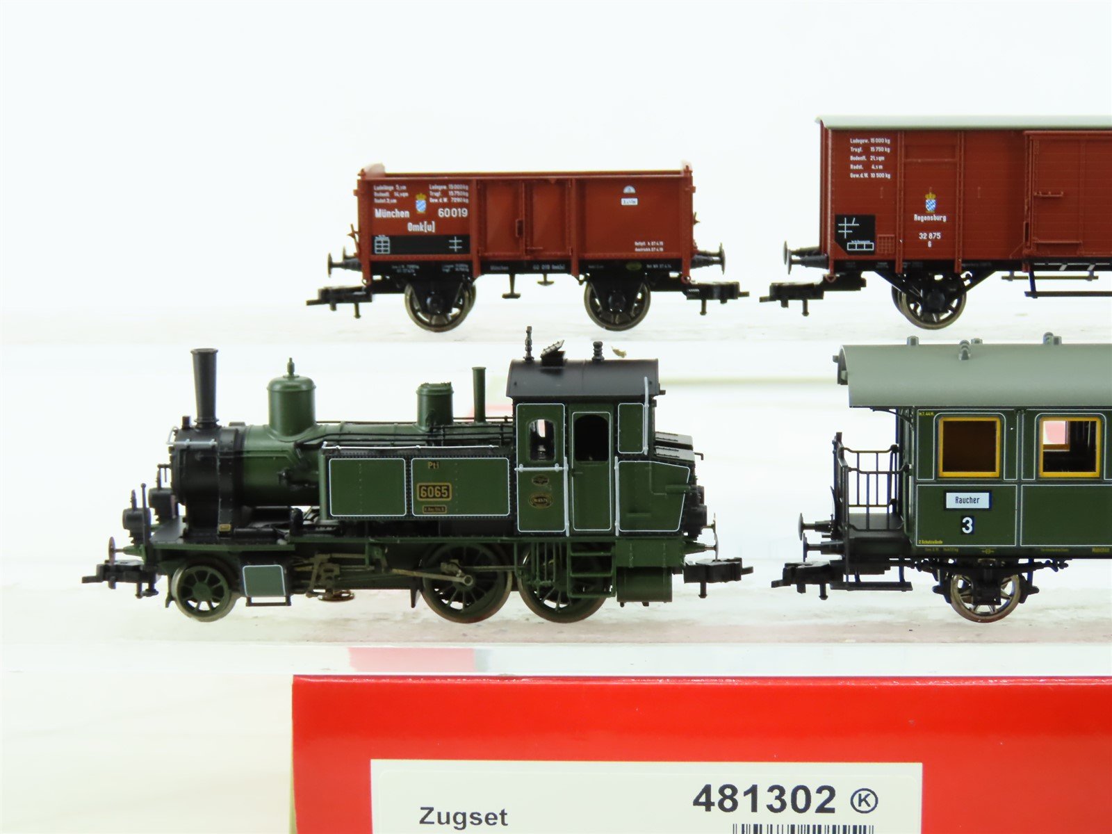 FLEISCHMANN、Nゲージ 8125×2、8124×2、8123×3