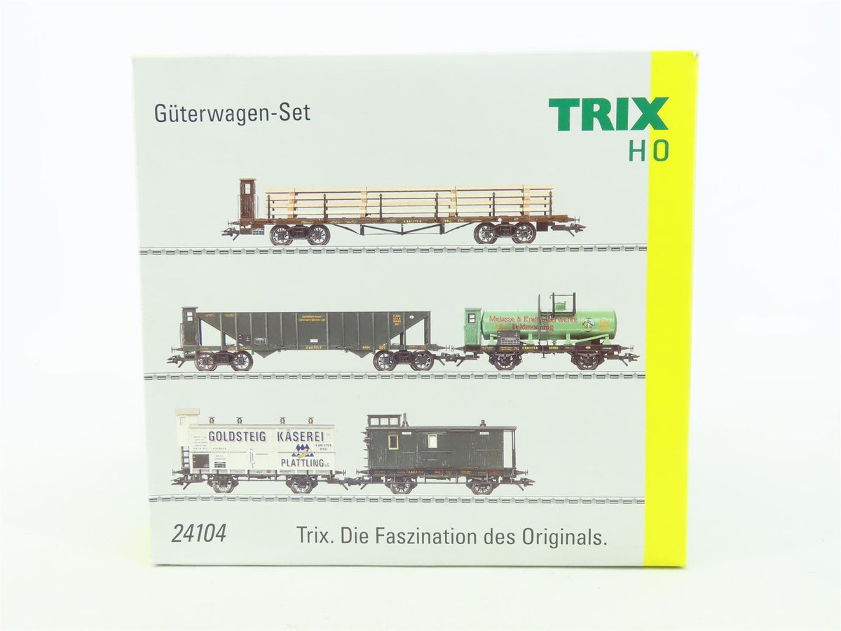 HO Scale Trix 24104 K.Bay.Sts.B. Royal Bavarian Era I Freight Cars 5-Pack