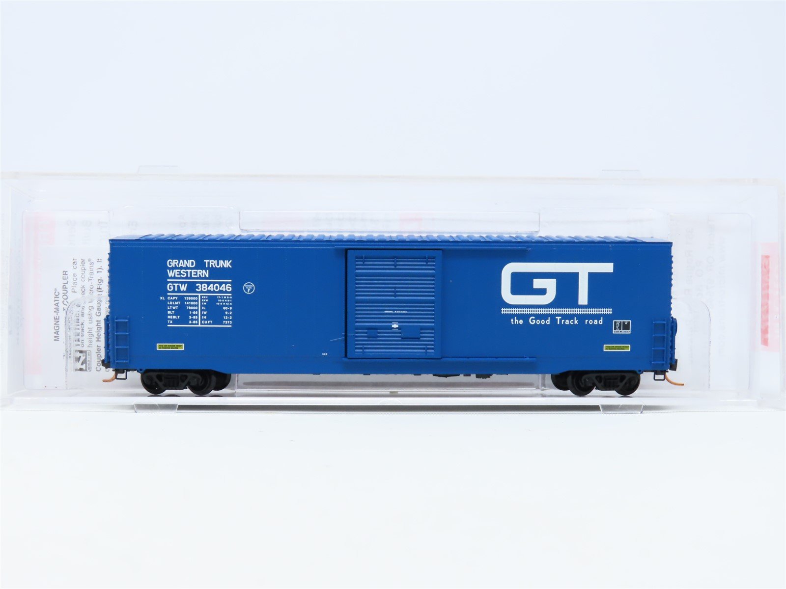 N Scale Micro-Trains MTL 104 00 010 GTW Grand Trunk Western Box Car #384046