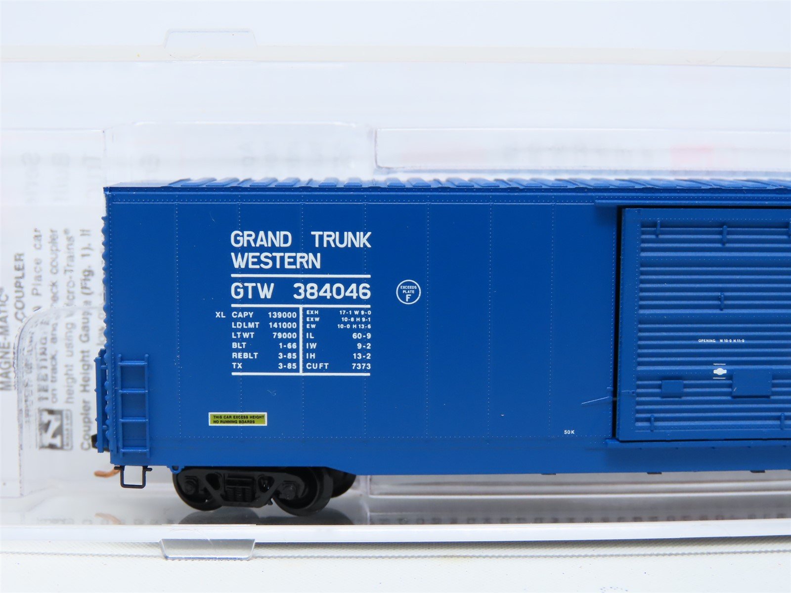 N Scale Micro-Trains MTL 104 00 010 GTW Grand Trunk Western Box Car #384046