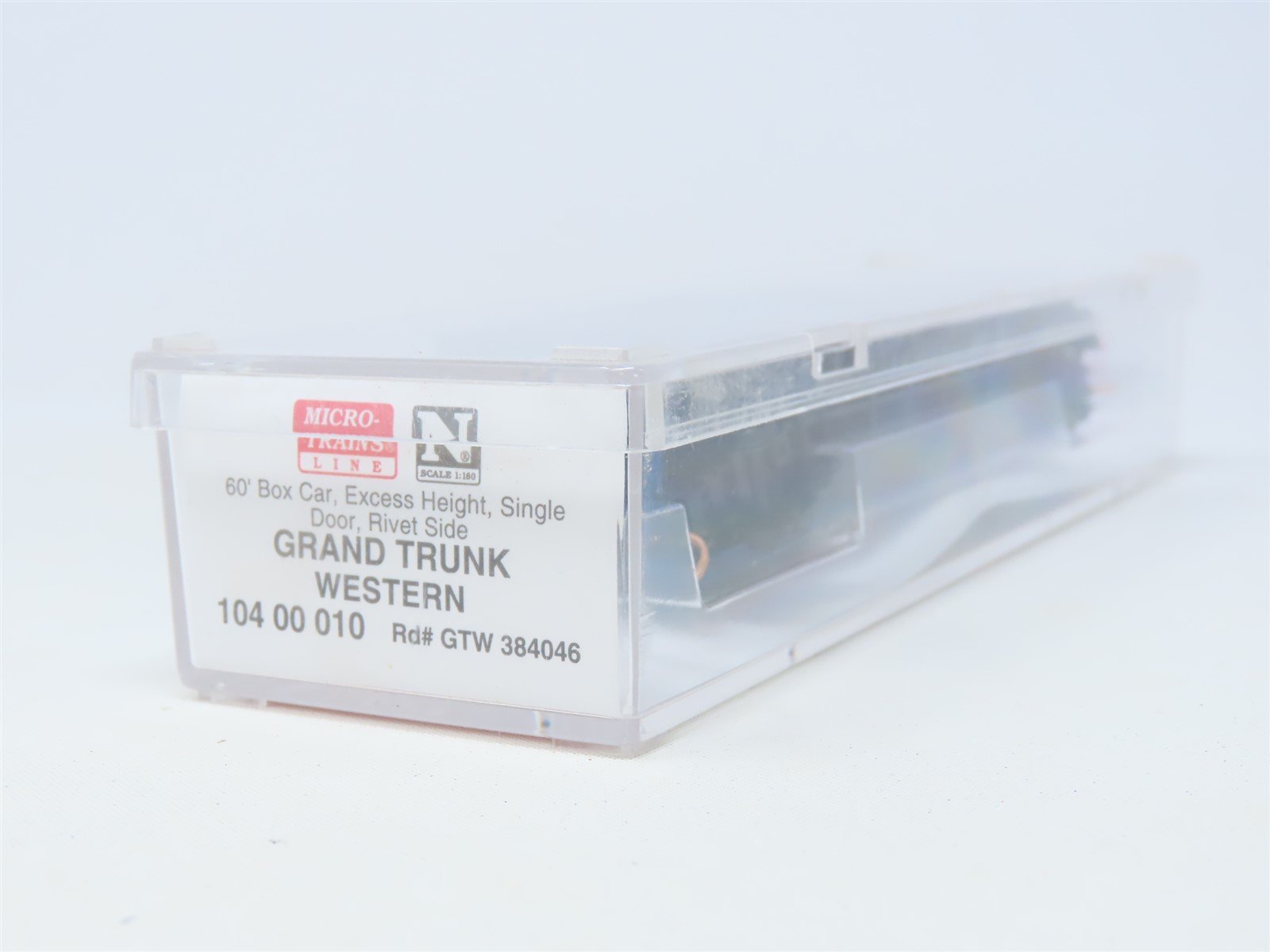 N Scale Micro-Trains MTL 104 00 010 GTW Grand Trunk Western Box Car #384046