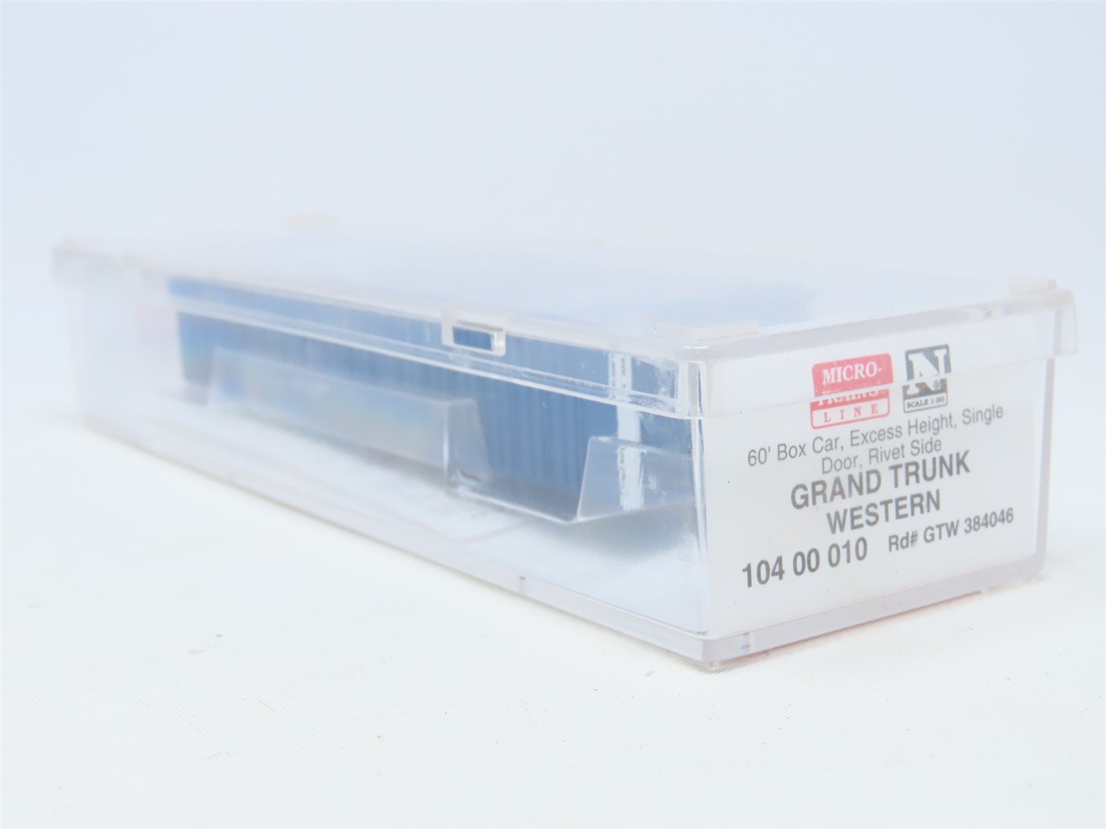 N Scale Micro-Trains MTL 104 00 010 GTW Grand Trunk Western Box Car #384046
