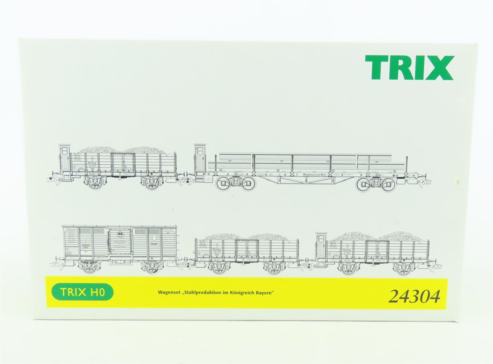HO Trix 24304 "Steel Production in the Kingdom of Bavaria" Freight Cars 5-Pack