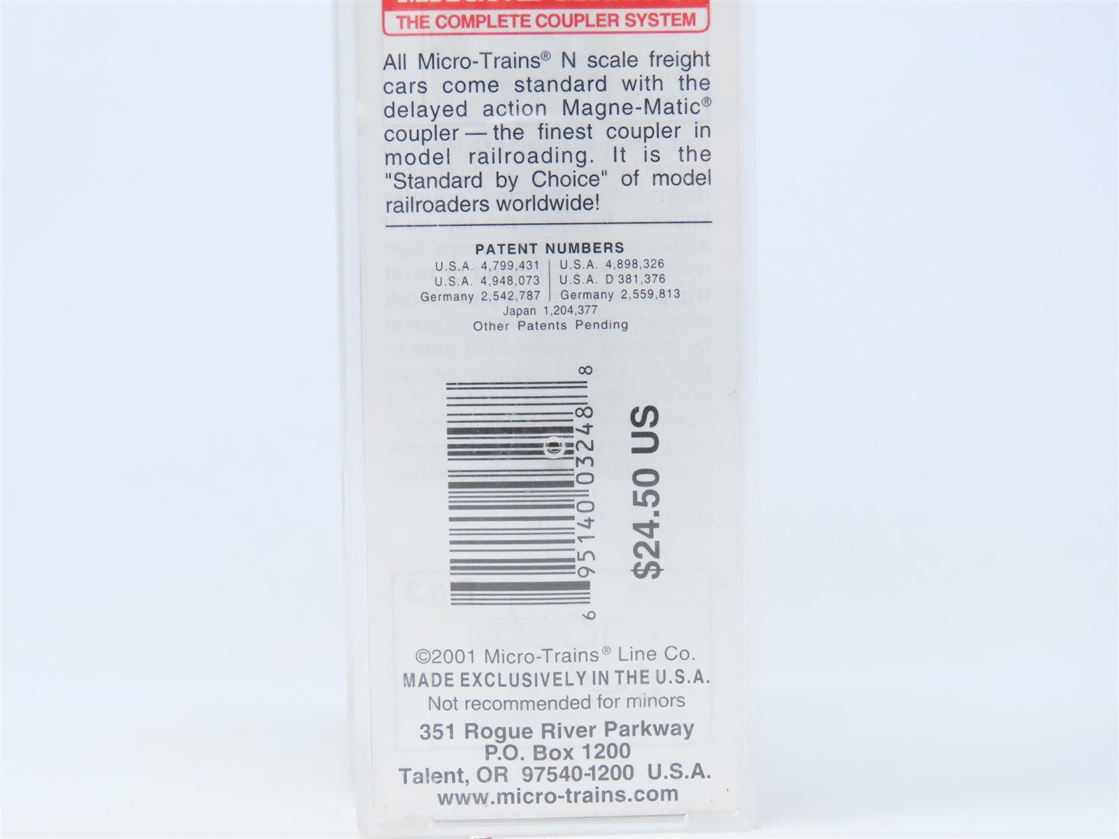 N Scale Micro-Trains MTL 110030 SHPX Macintyre Fuels Inc. Tank Car #204027