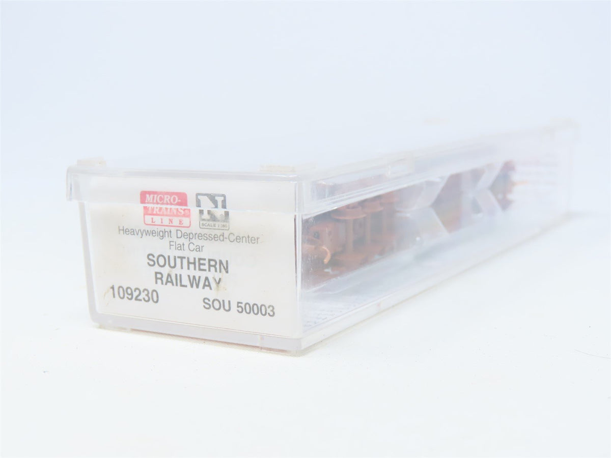 N Scale Micro-Trains MTL 109230 SOU Depressed-Center Flat Car w/Load #50003