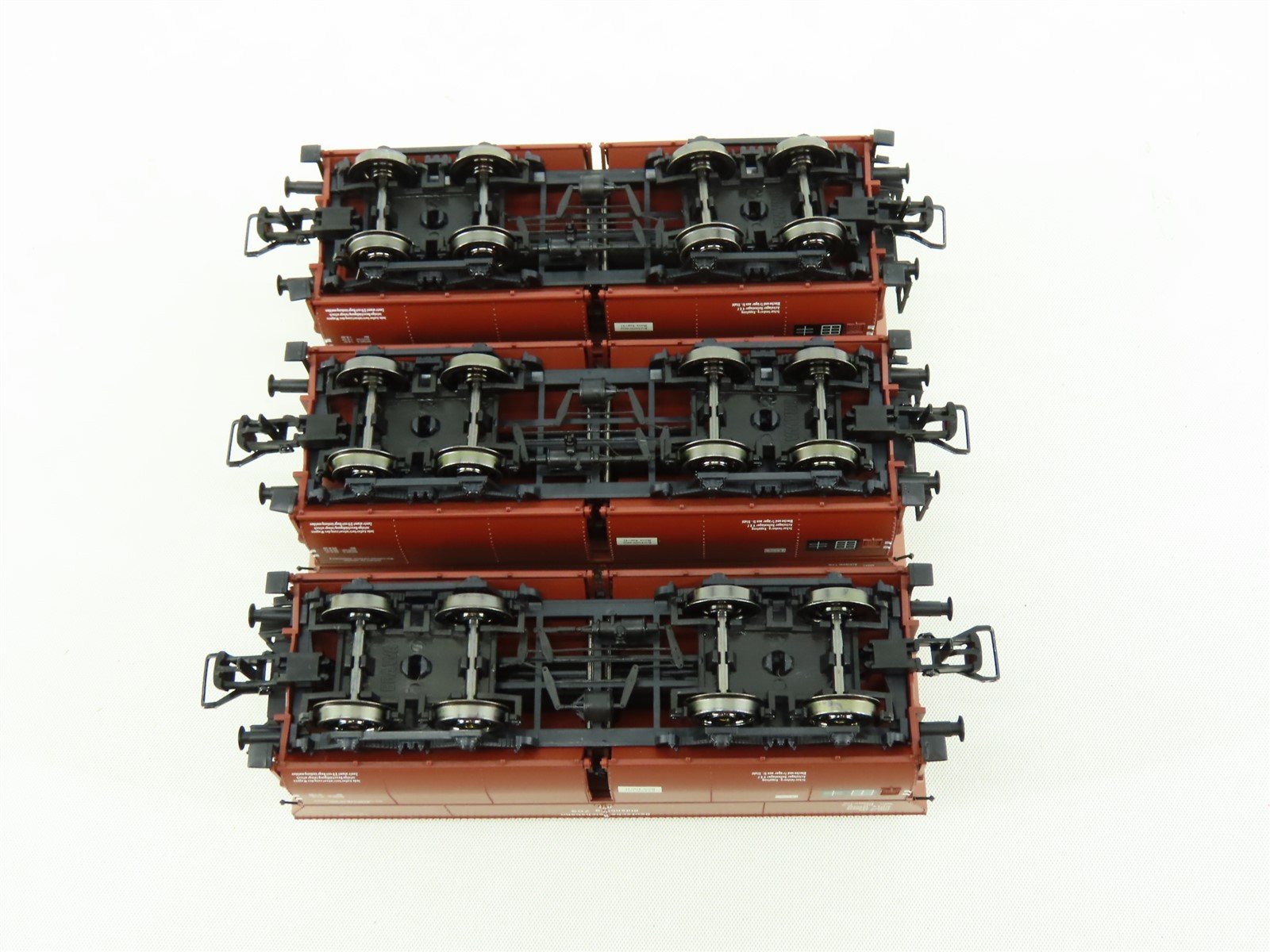 HO BRAWA 47022 DRG German Oldenburg Type OOt Side Discharge Hoppers 3-Car Set