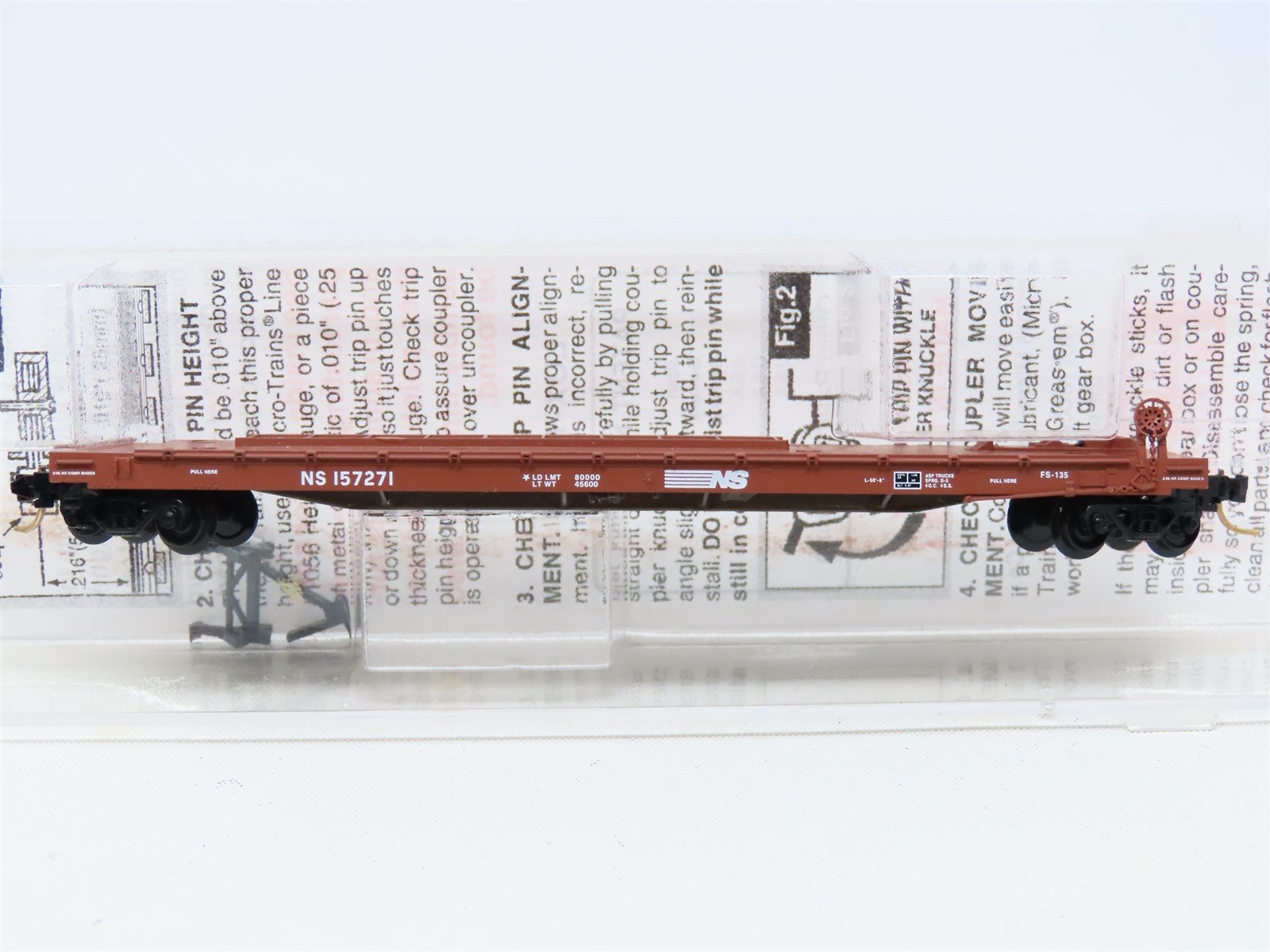 N Scale Micro-Trains MTL 64050 NS Norfolk Southern Flat Car #157271