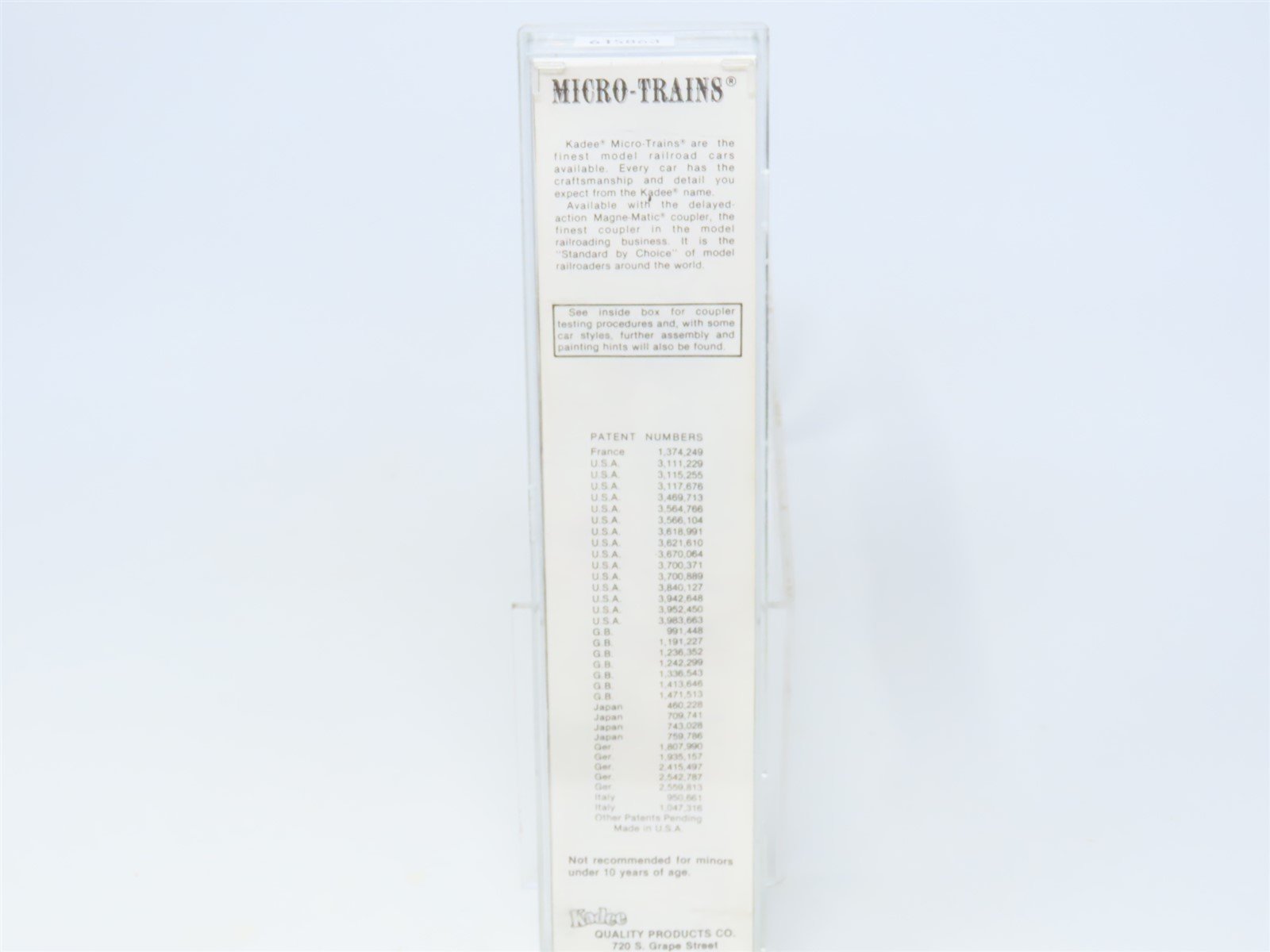 N Scale Kadee Micro-Trains MTL 64010 ATSF Flat Car w/ NW Trailer #293134