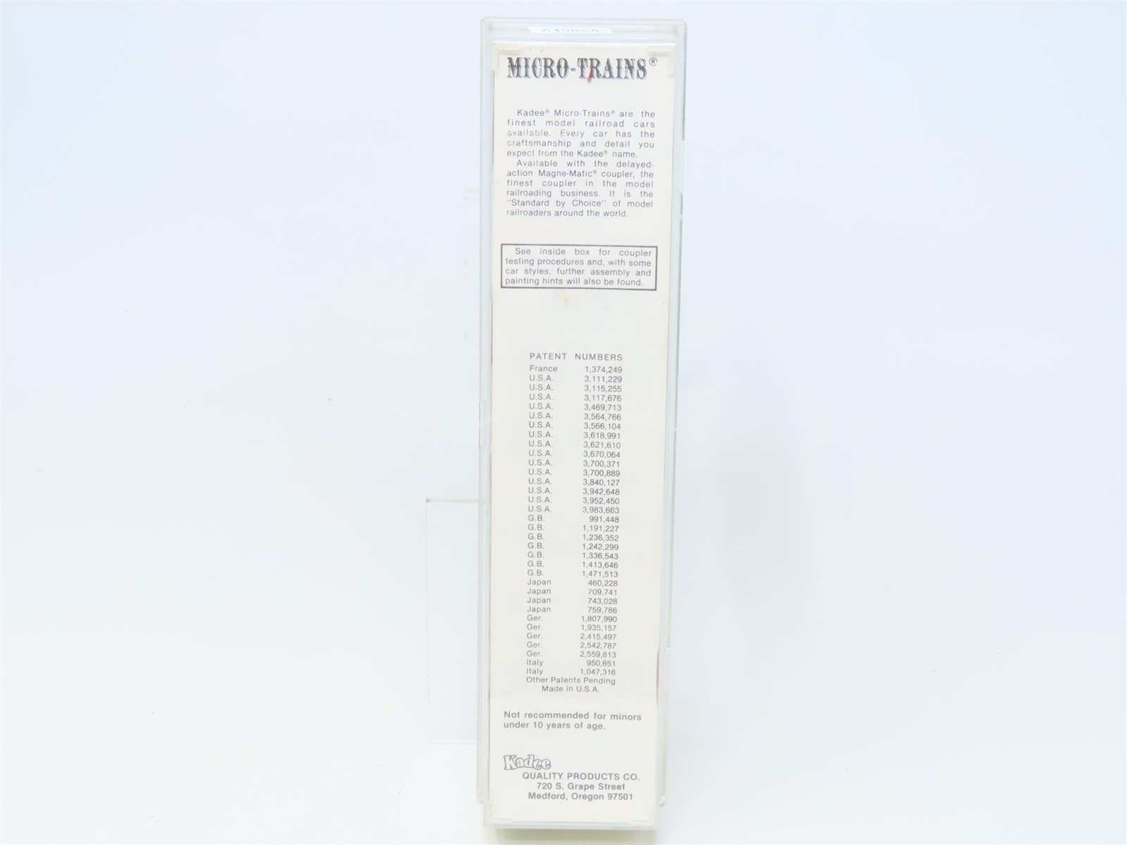 N Scale Micro-Trains MTL 64010 Kadee ATSF Flat Car w/ BN Trailer #293133