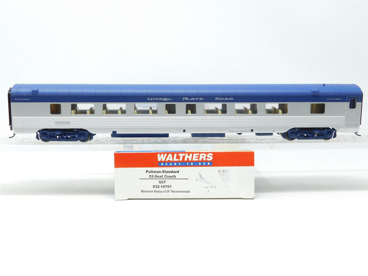 HO Scale Walthers #932-16761 NKP Nickel Plate Road 52-Seat Coach Passenger