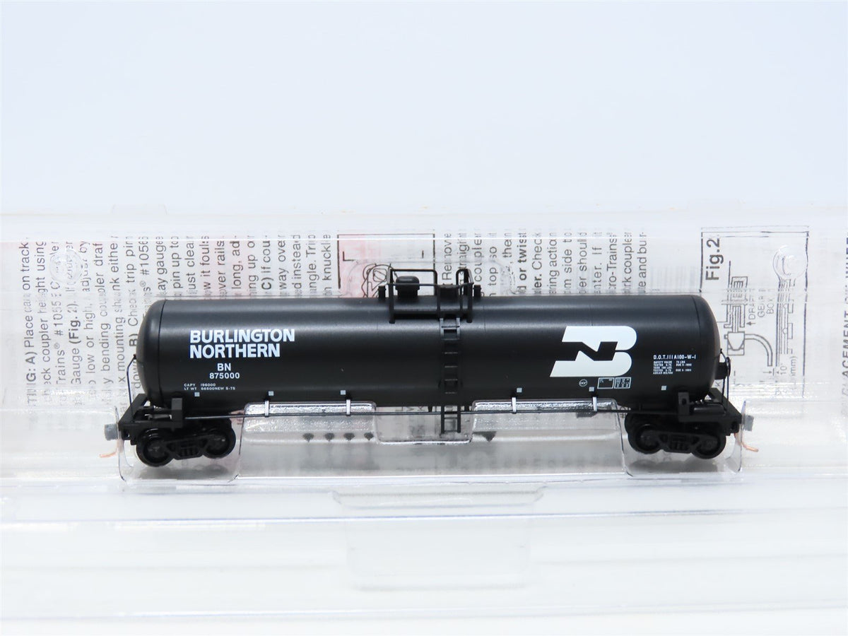 N Scale Micro-Trains MTL 110040 BN Burlington Northern 56&#39; Tank Car #875000