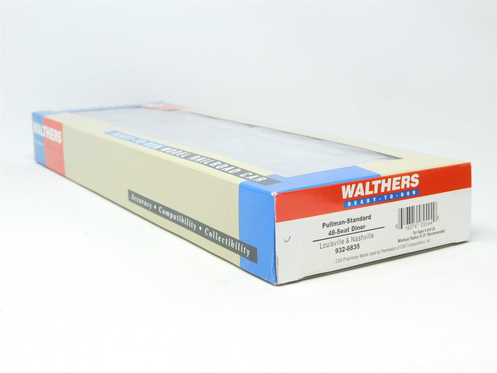 HO Scale Walthers #932-6835 L&N Louisville & Nashville 48-Seat Diner Passenger