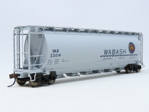 HO Scale Atlas #1959-1 WAB Wabash ACF 6-Bay Cylindrical Hopper #33014