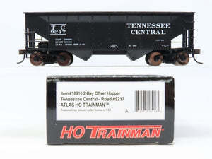 HO Scale Atlas Trainman #18916 TC Tennessee Central 2-Bay Open Hopper #9217