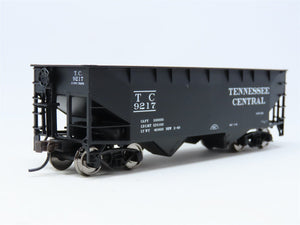 HO Scale Atlas Trainman #18916 TC Tennessee Central 2-Bay Open Hopper #9217