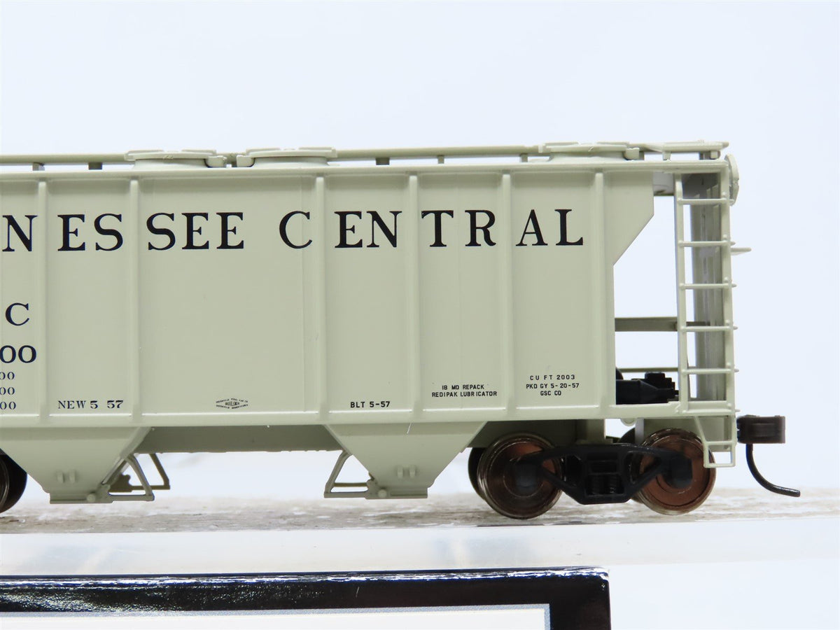 HO Scale Atlas Trainman #17009 TC Tennessee Central 2-Bay Covered Hopper #6000