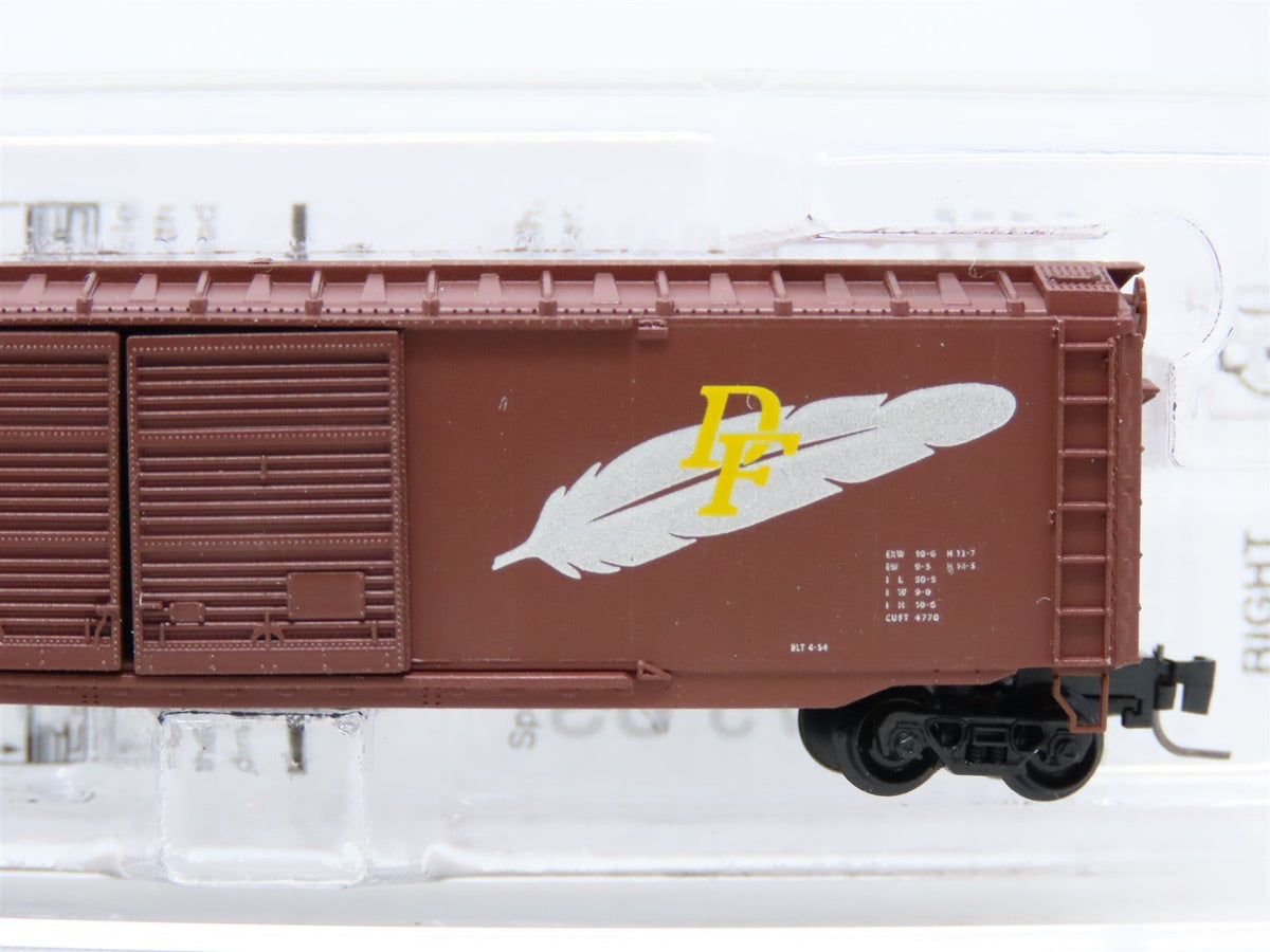 Z Scale Micro-Trains MTL 50600232 WP Western Pacific &quot;Feather&quot; 50&#39; Box Car #3008