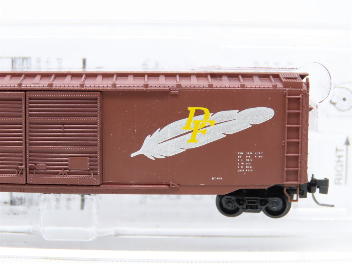 Z Scale Micro-Trains MTL 50600231 WP Western Pacific &quot;Feather&quot; 50&#39; Box Car #3004