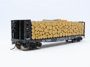 HO Scale Atlas #1602-1 ACL Atlantic Coast Line Pulpwood Flat Car w/ Load #7026