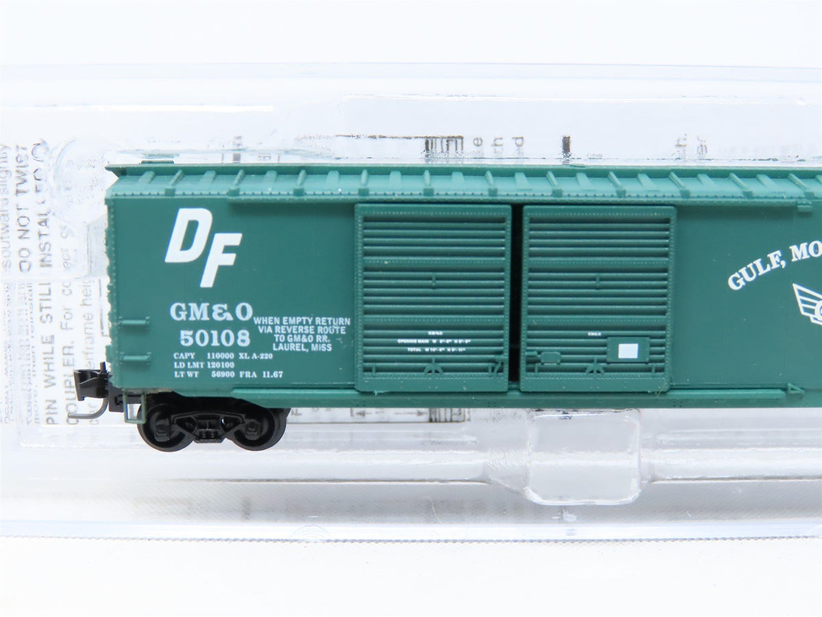 Z Scale Micro-Trains MTL 50600221 GM&amp;O Gulf, Mobile &amp; Ohio 50&#39; Box Car #50108