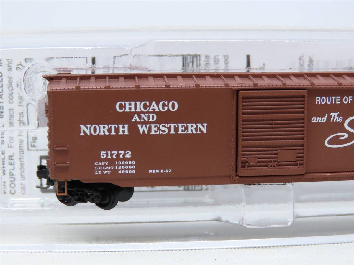 Z Scale Micro-Trains MTL 50500232 CNW &quot;The Streamliners&quot; 50&#39; Box Car #51772