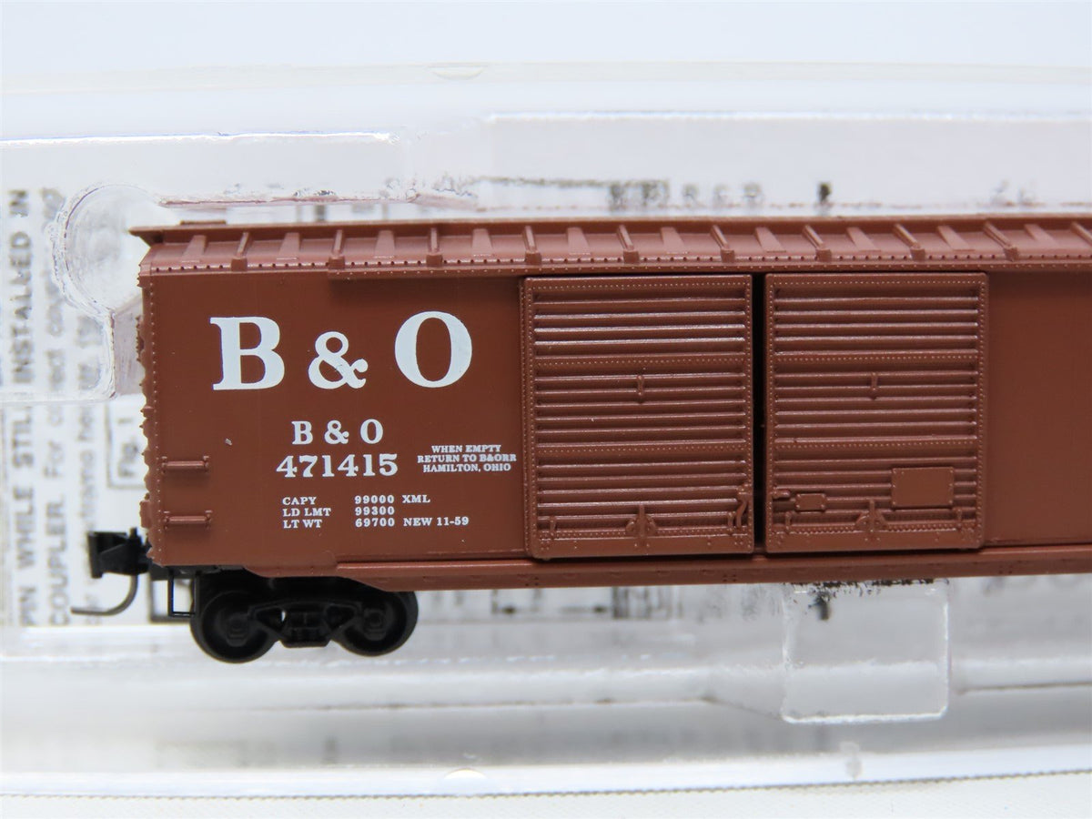 Z Scale Micro-Trains MTL 50600090 B&amp;O &quot;Sentinel Service&quot; 50&#39; Box Car #471415