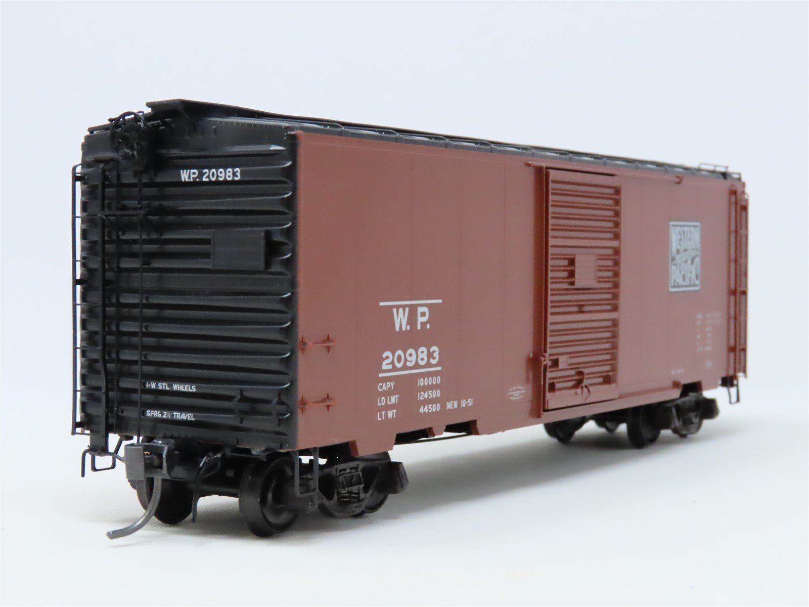 HO Scale Kadee #4803 WP Western Pacific 40' PS-1 Single Door Box Car #20983