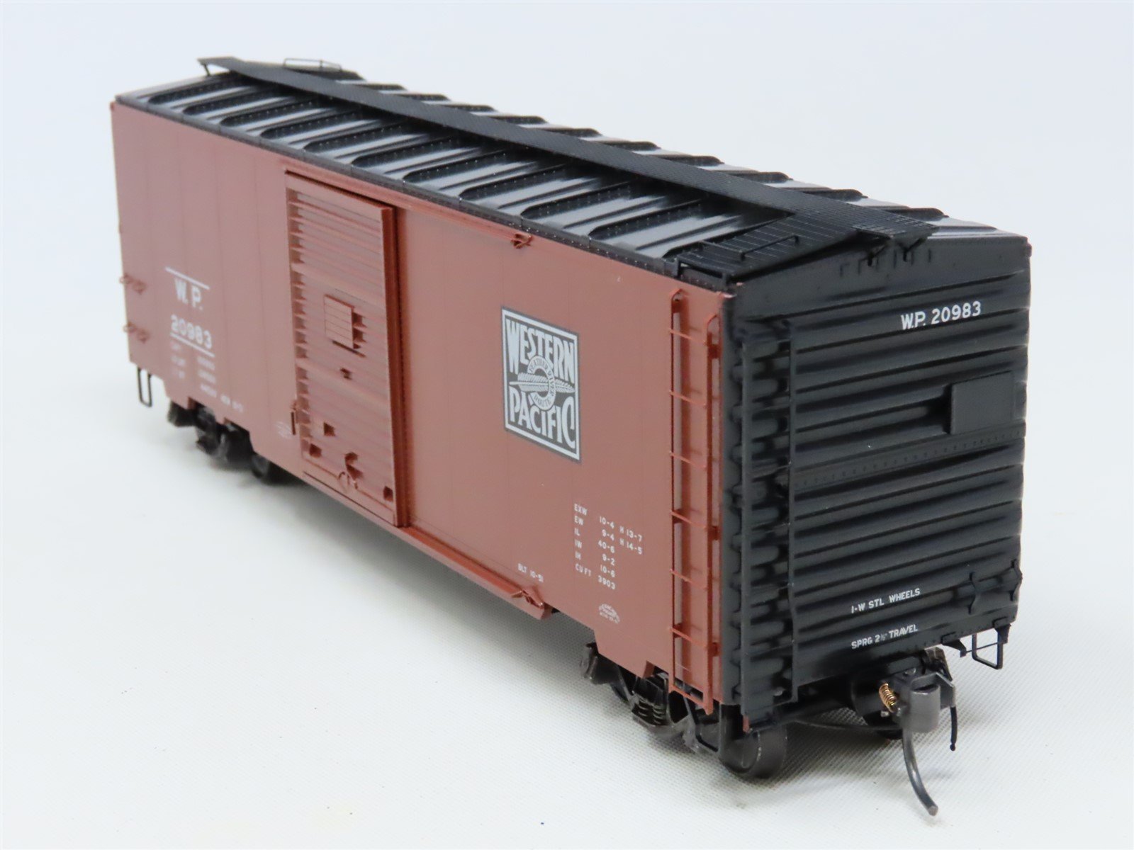 HO Scale Kadee #4803 WP Western Pacific 40' PS-1 Single Door Box Car #20983