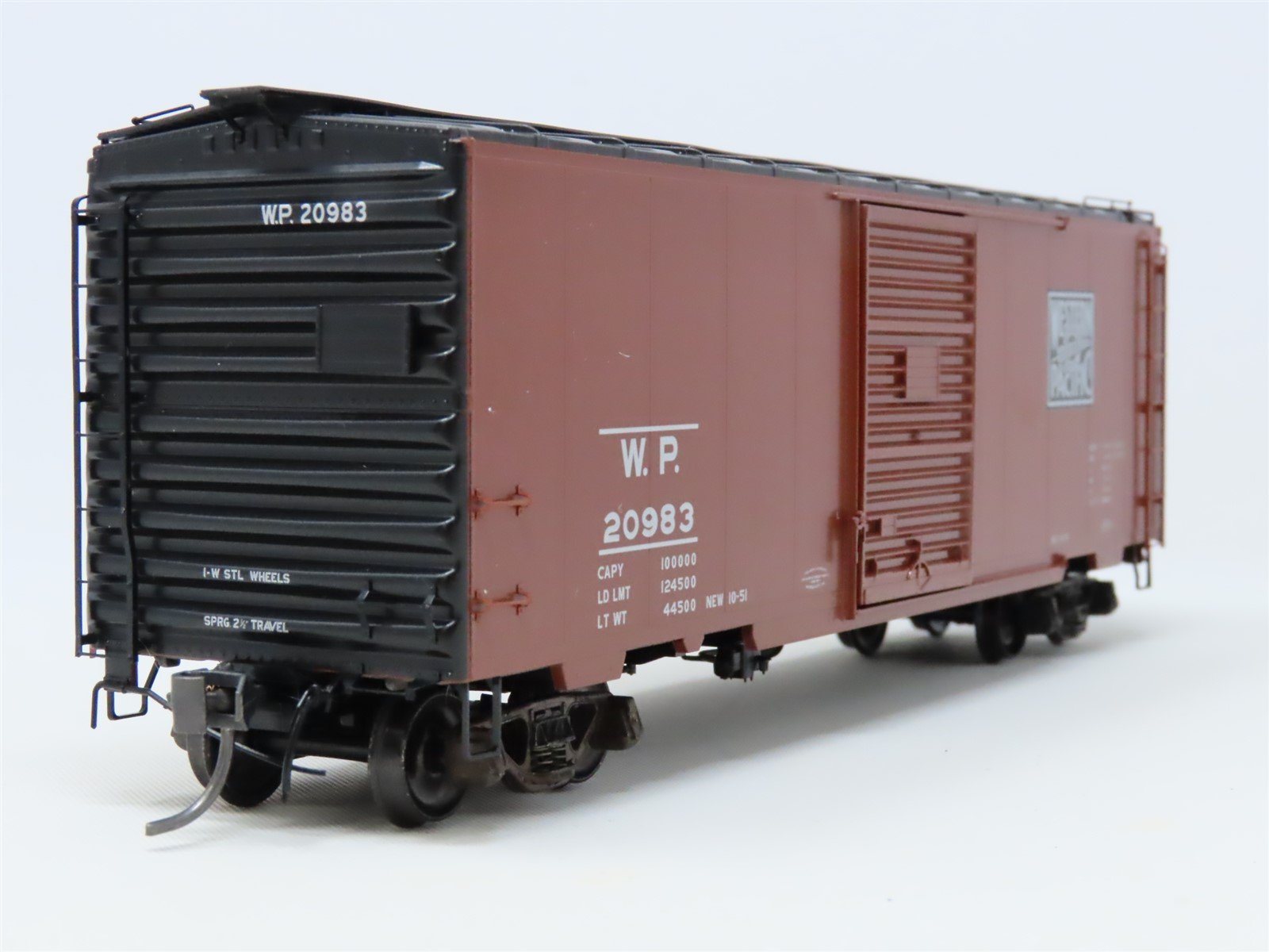 HO Scale Kadee #4803 WP Western Pacific 40' PS-1 Single Door Box Car #20983